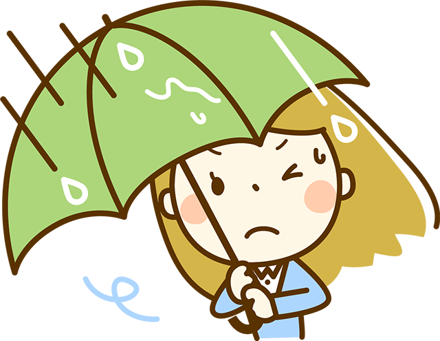 台風時の対応について